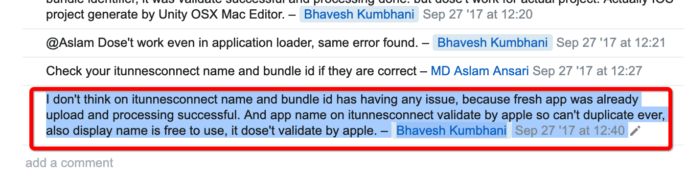 Existing app threw error while validate or upload on App Store “The bundle uses a bundle name or display name that is already taken”