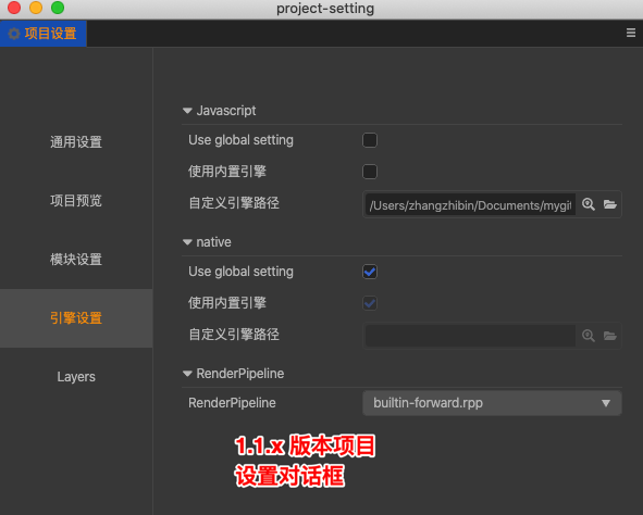 CocosCreator3d-1.1-project-settings01